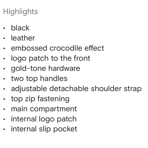 Crocodile leather Handbag - Picture 9 of 9